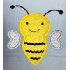 Silly Ric Rac Bee Applique